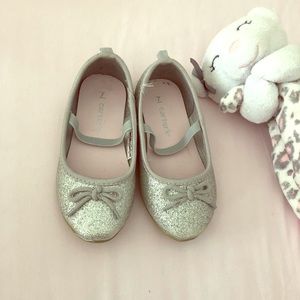 Carters dress silver shoes